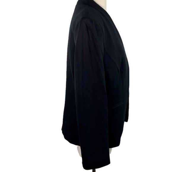 J.Crew $198  Women's Going-Out Blazer in Stretch Twill Size 8 Black H2743 - Picture 7 of 9
